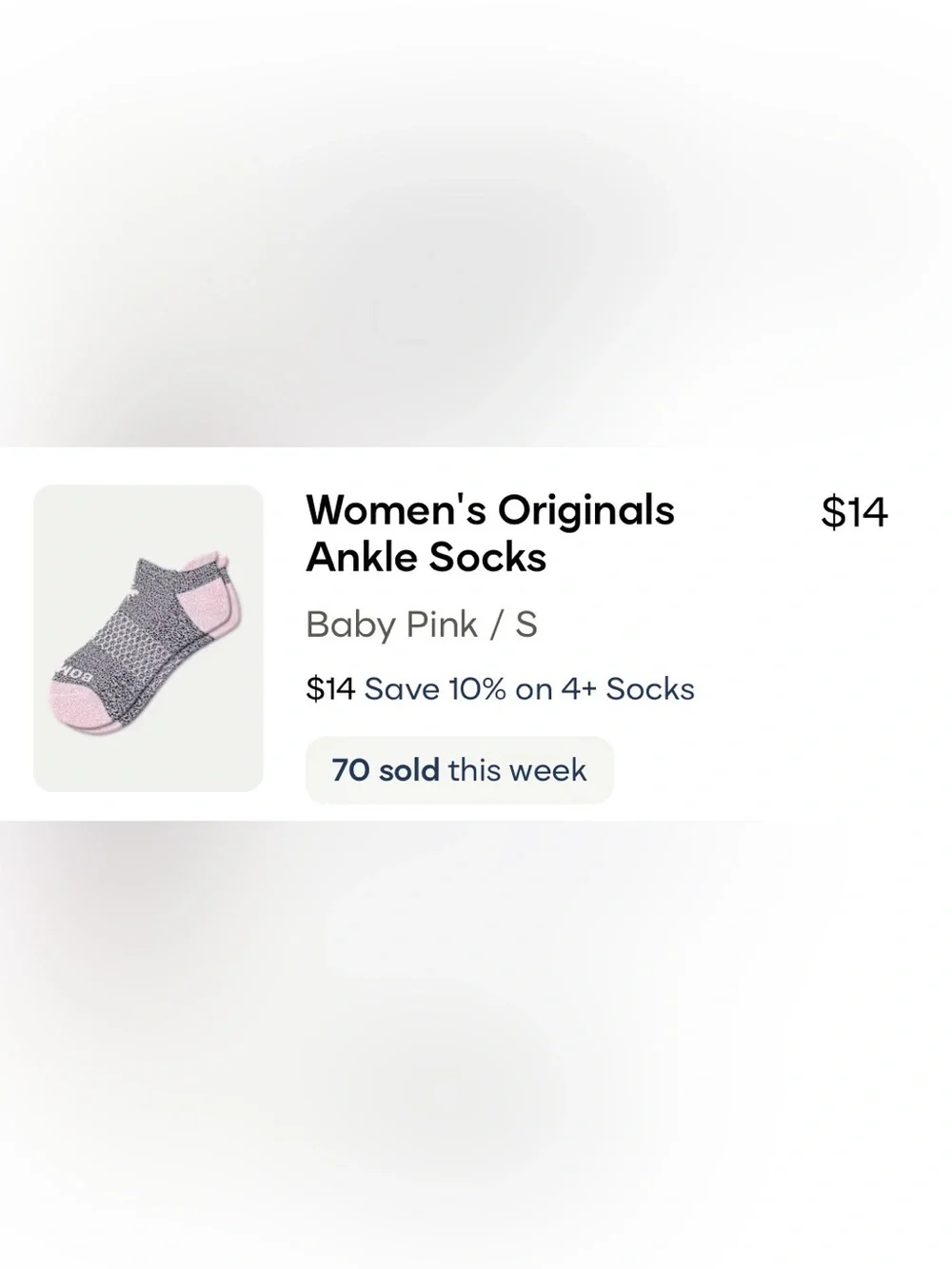 BOMBAS BUNDLE | The Originals Ankle MEDIUM Socks | Arch Support PINK Pairs NWT 2